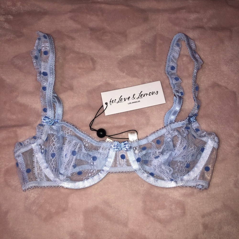 BRAND NEW For Love and Lemons Harper Ruffle Bra